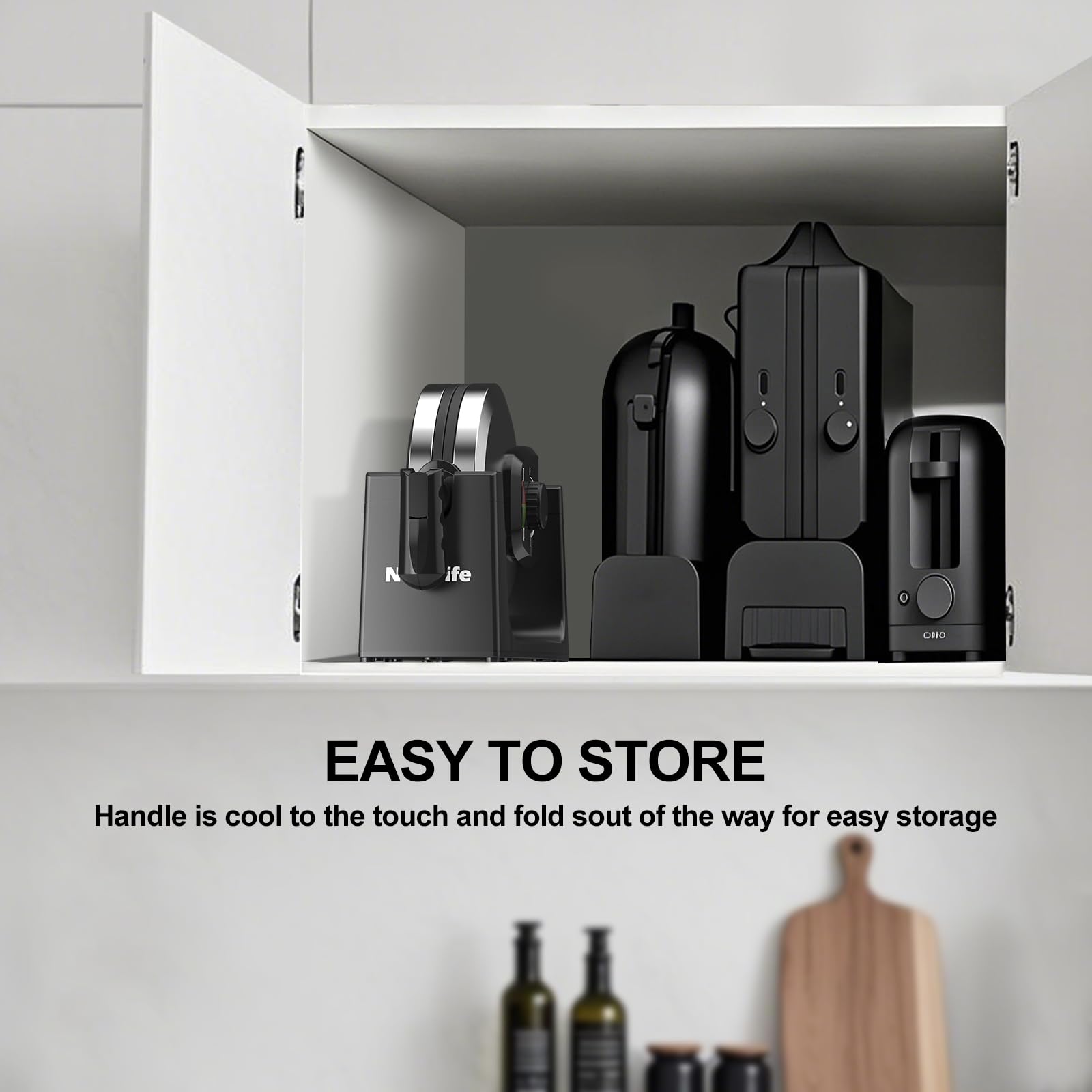 Novalife compact design saves space in small kitchens.