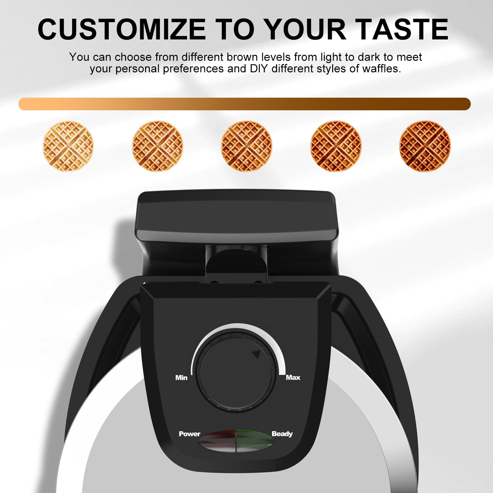 Novalife removable drip tray simplifies cleanup after making waffles.