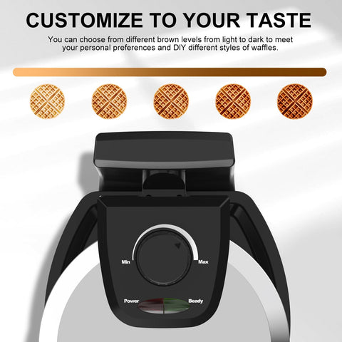 Novalife removable drip tray simplifies cleanup after making waffles.