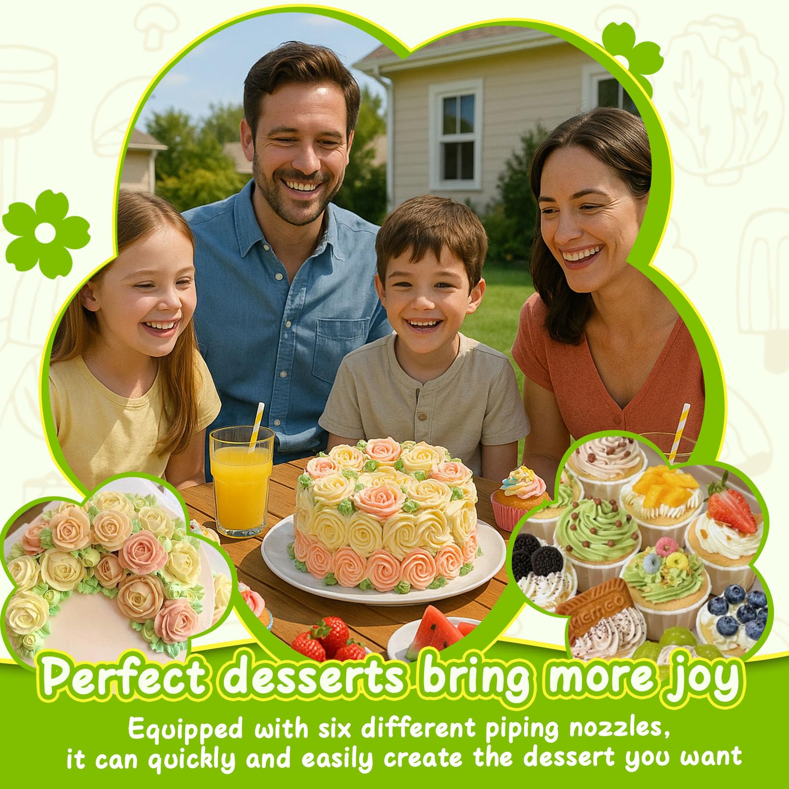 Novano stainless steel piping tips ensure durable, hygienic decorating