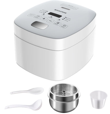 Novaspark Low Carb Rice Cooker inner pot with non-stick bottom for easy cleaning and durability