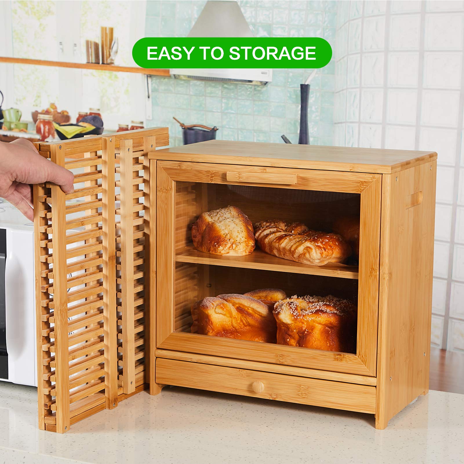 NOVAYEAH wooden finish adds natural warmth to any kitchen counters.