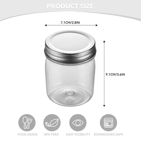 novelinks BPA-free jar with durable PET plastic for long-term kitchen use.