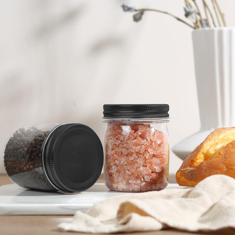 novelinks craft supplies storage jar illustrates tidy labeling and easy access.