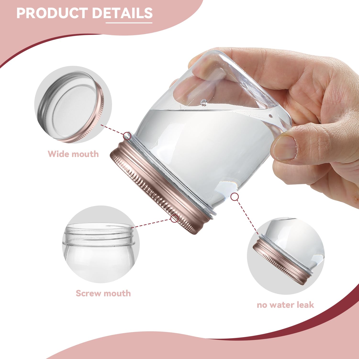 Novelinks screw-on lid provides airtight seal to prevent leaks during storage