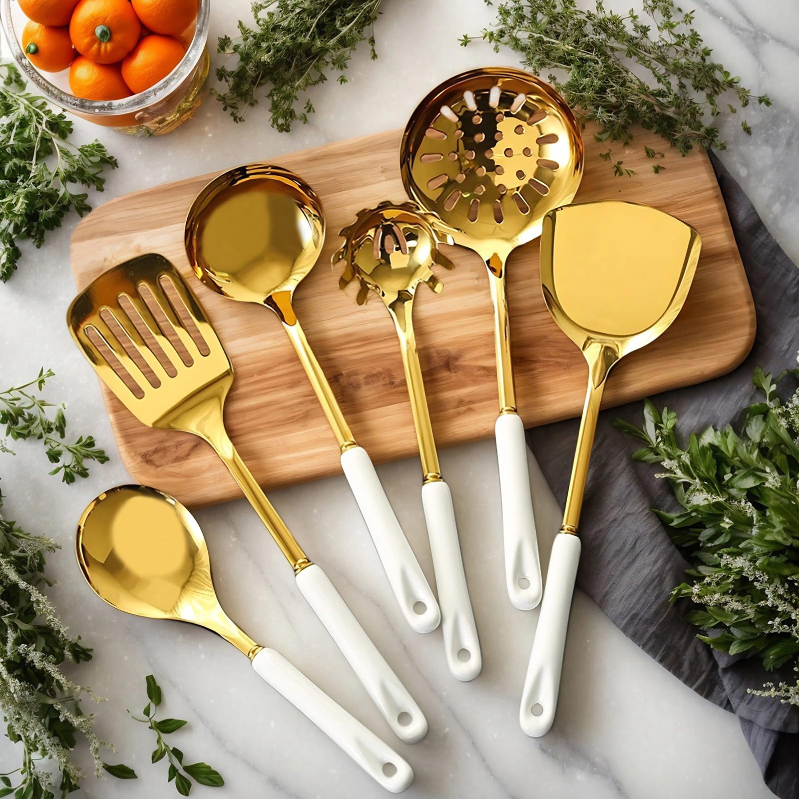 Novellus stainless steel gold slotted spatula for precise flipping