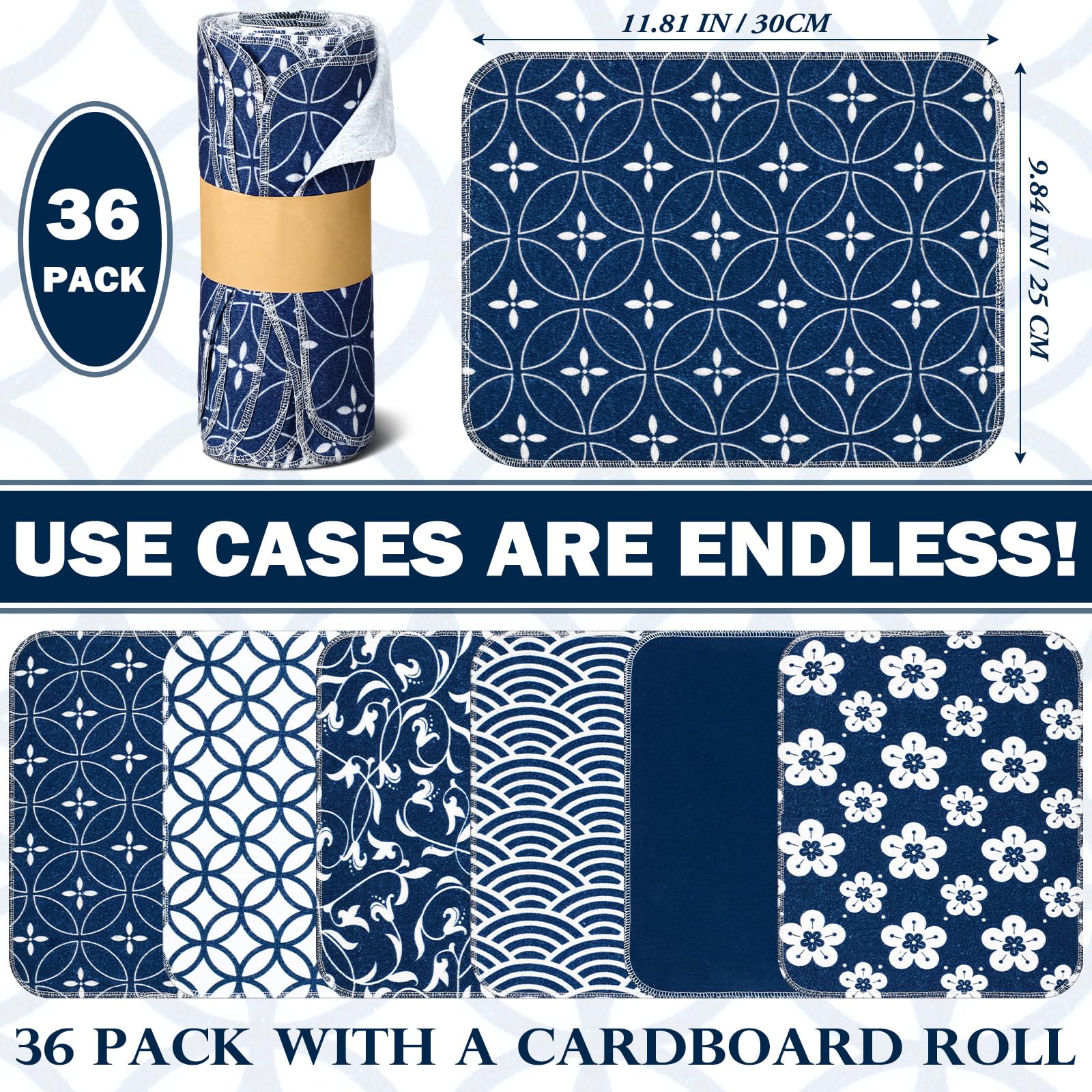 Travel-friendly Noveread cleaning cloths suitable for camping.