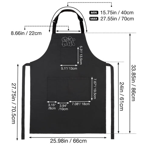 Noverlife professional-look pet salon apron improving work efficiency.