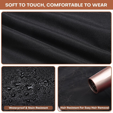 Close-up of Noverlife waterproof fabric showing durable spill protection.