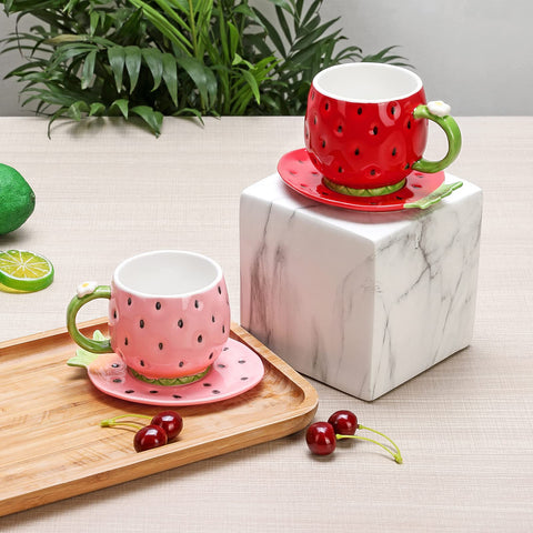 Noviko 8 oz cup showing capacity for tea, coffee, or latte
