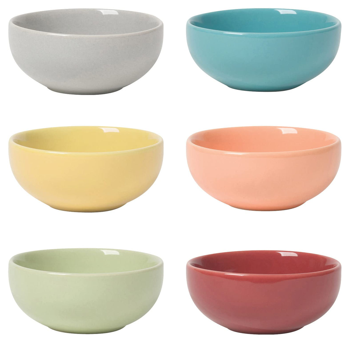 Now Designs Canyon pinch bowls, six-pack, 2 oz each, ready for spices.
