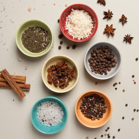 Now Designs Canyon dishwasher-safe pinch bowls for easy cleanup.