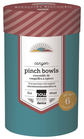 Now Designs Canyon multiuse pinch bowls for sauces and spices.
