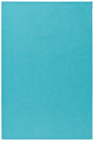 Now Designs flour sack towel chartreuse-turquoise-leaf pattern ready for bread proofing