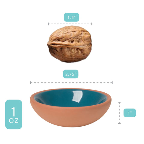 Now Designs pinch bowls showing glazed interiors and colorful finishes for dipping