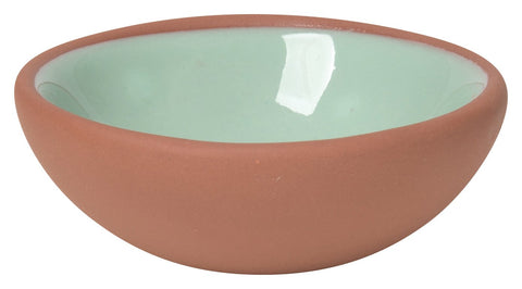 Now Designs terracotta pinch bowls designed for hand washing to preserve glaze