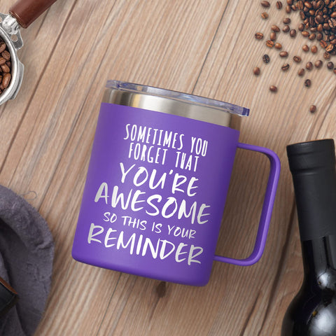 NOWWISH 14oz mug with durable stainless steel for long-lasting use.