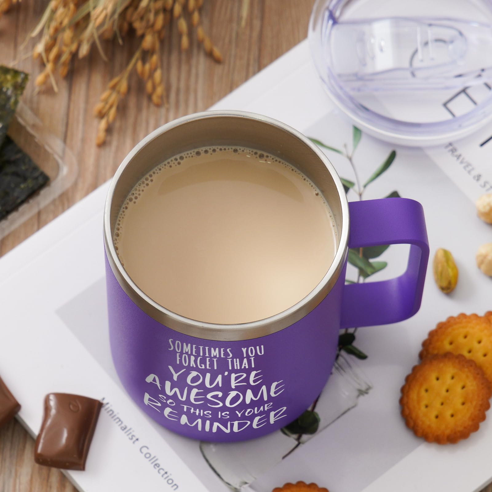 NOWWISH bold purple finish adds stylish motivation to any desk.