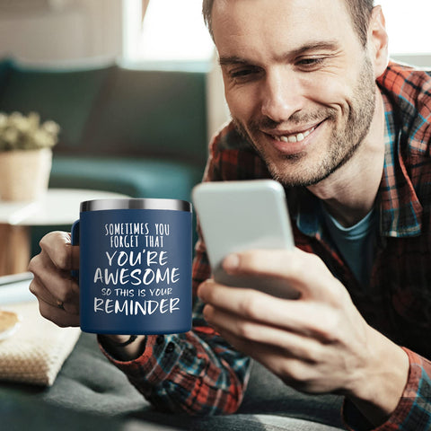 NOWWISH durable stainless steel mug withstands daily use without odors.