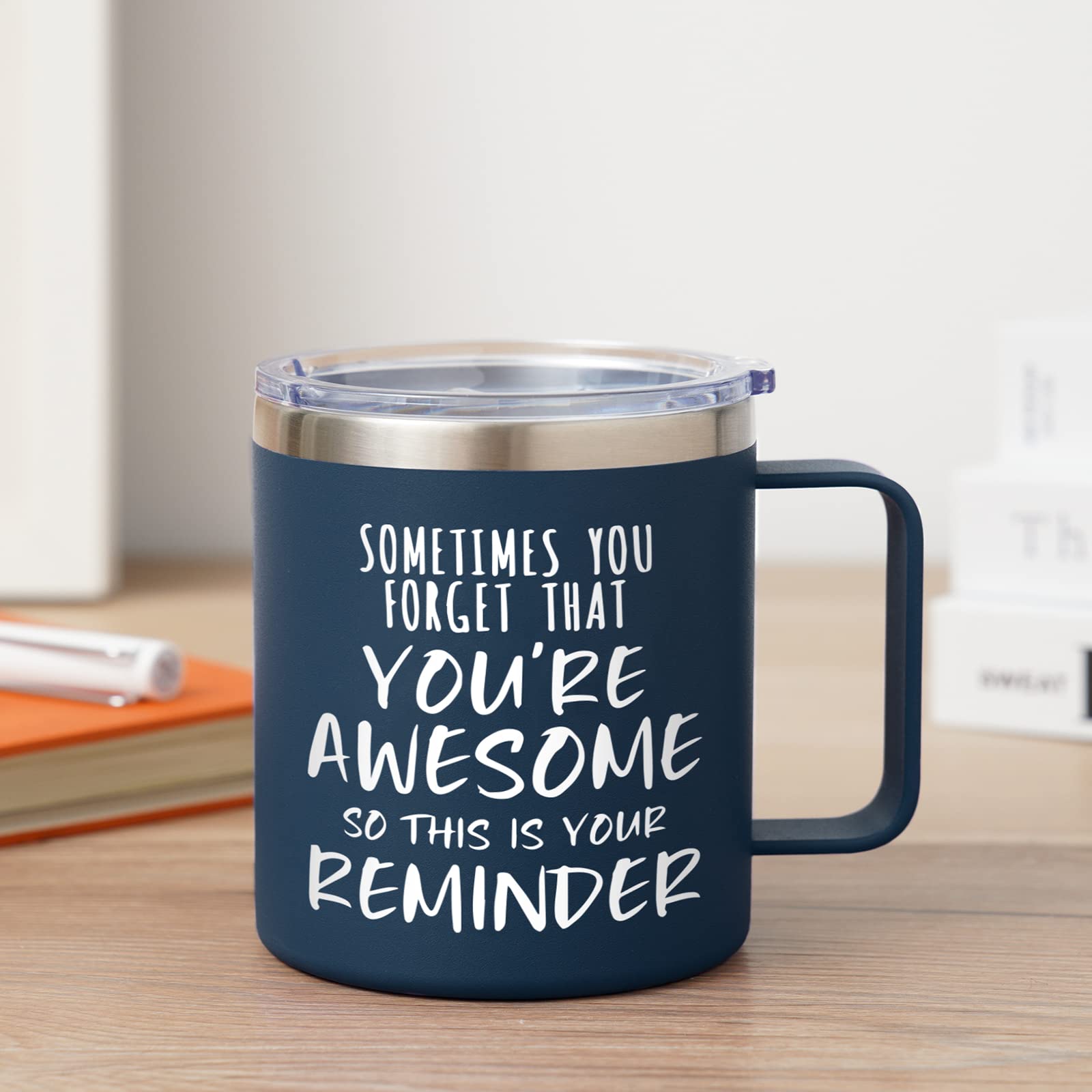 NOWWISH 14oz mug suits hot coffee or iced beverages throughout the day.