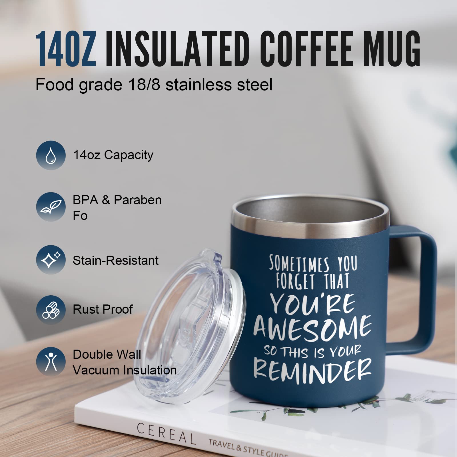 NOWWISH gift-boxed mug ready for birthdays, holidays, or special occasions.