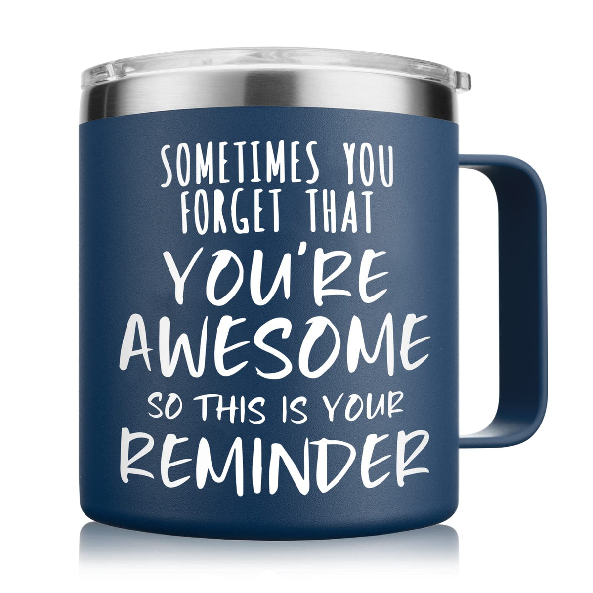 NOWWISH inspirational mug 14oz keeps coffee warm during busy mornings.