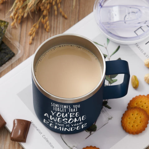 NOWWISH navy blue finish complements any desk or kitchen decor.