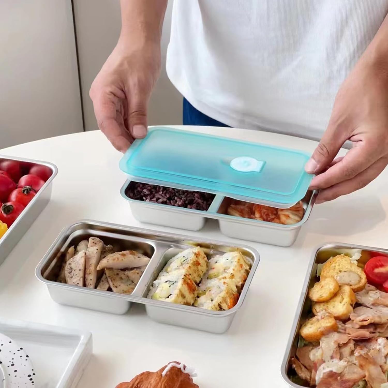 noxozoqm leak-proof seal prevents spills during travel and picnics