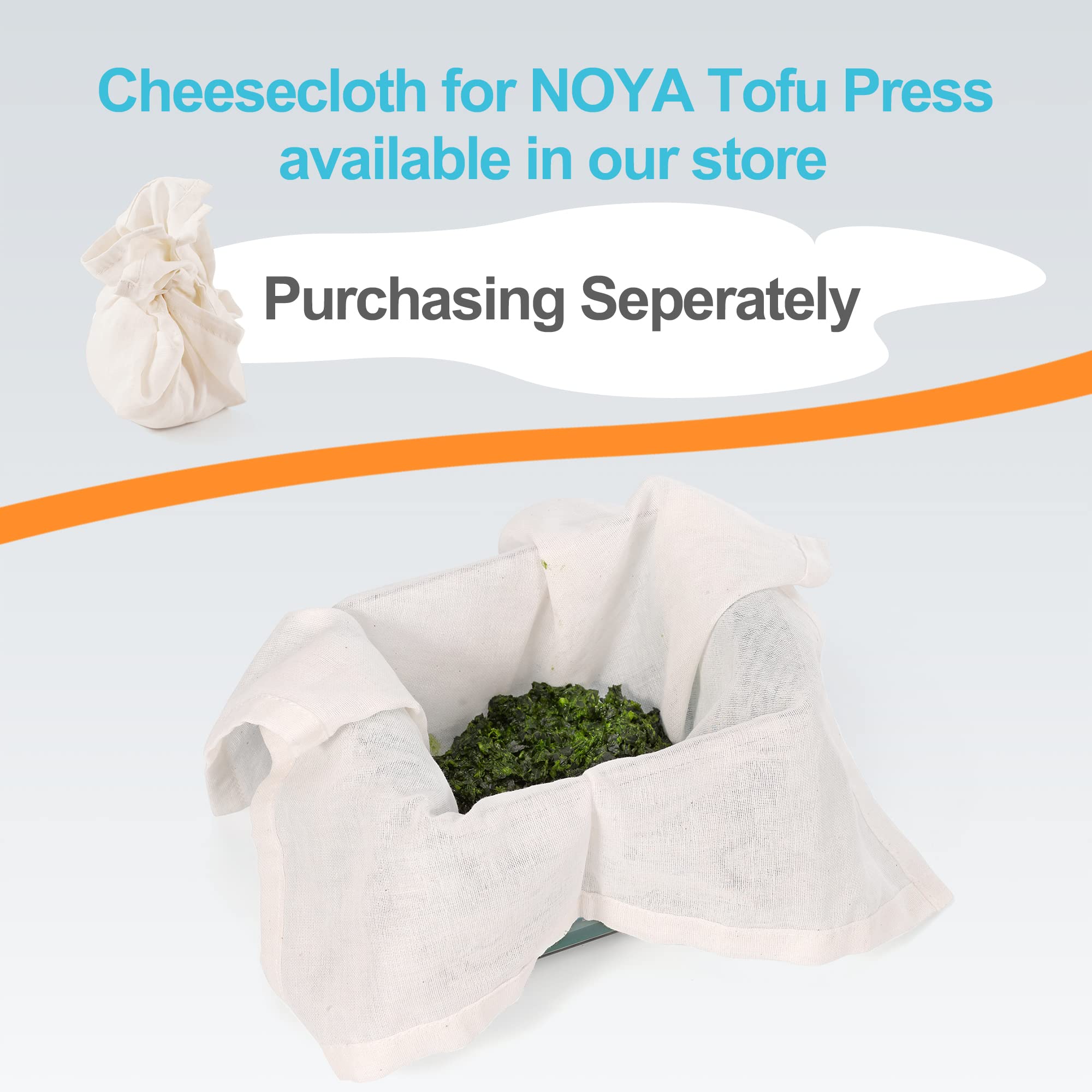 NOYA silicone top lid doubles as a storage container after pressing.