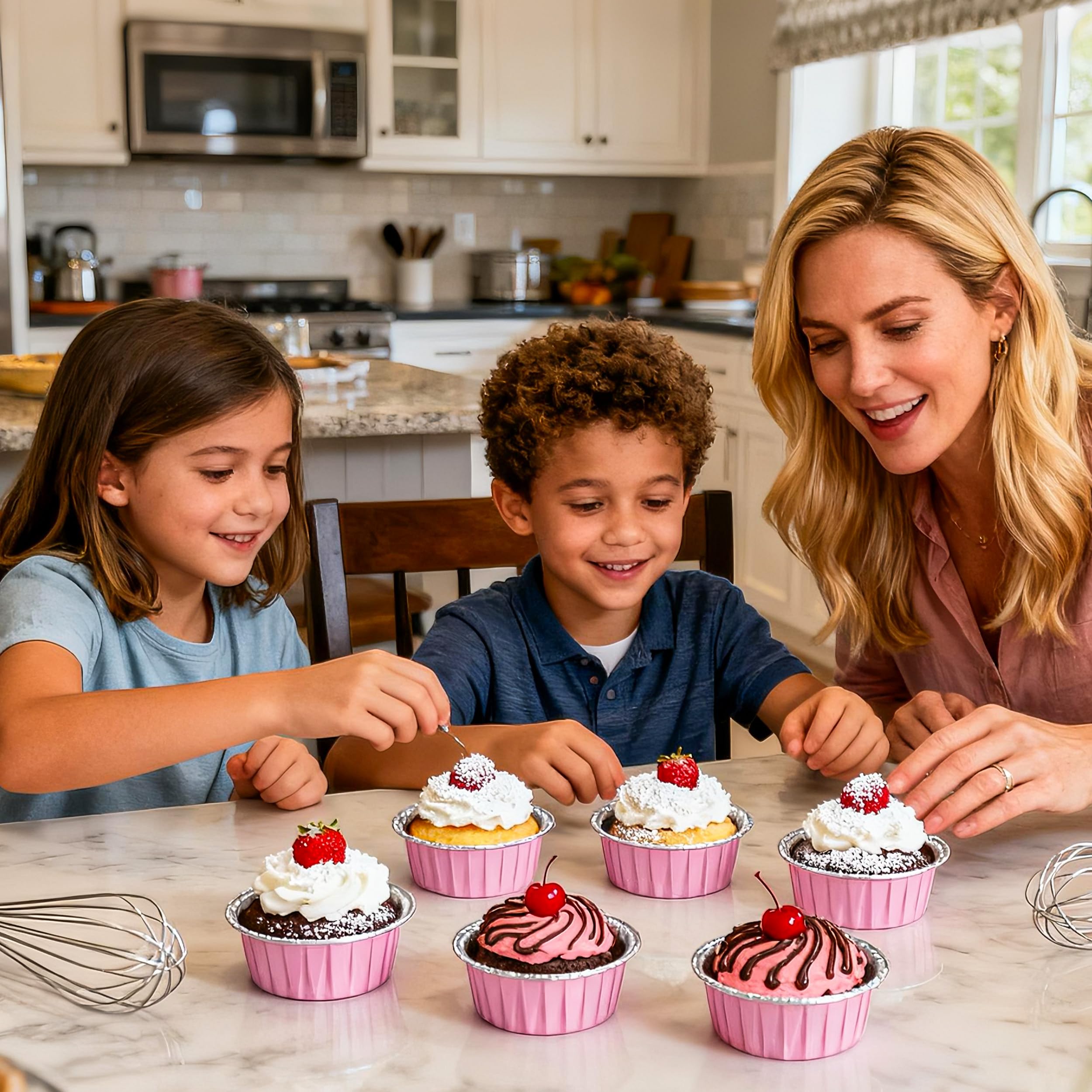 NPLUX mini pans showcased for elegant dessert presentation