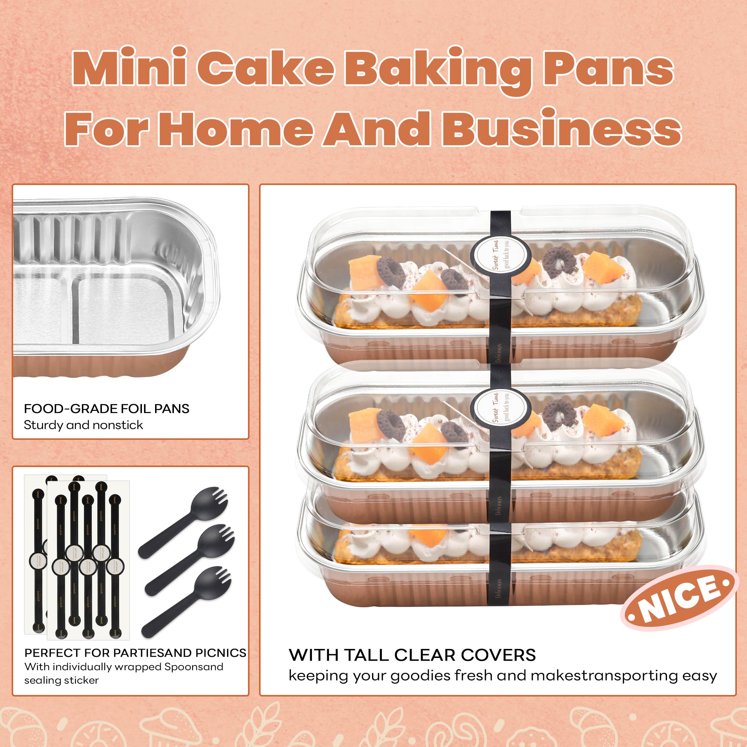 NPLUX pans are oven, fridge, and air fryer safe for flexible use.