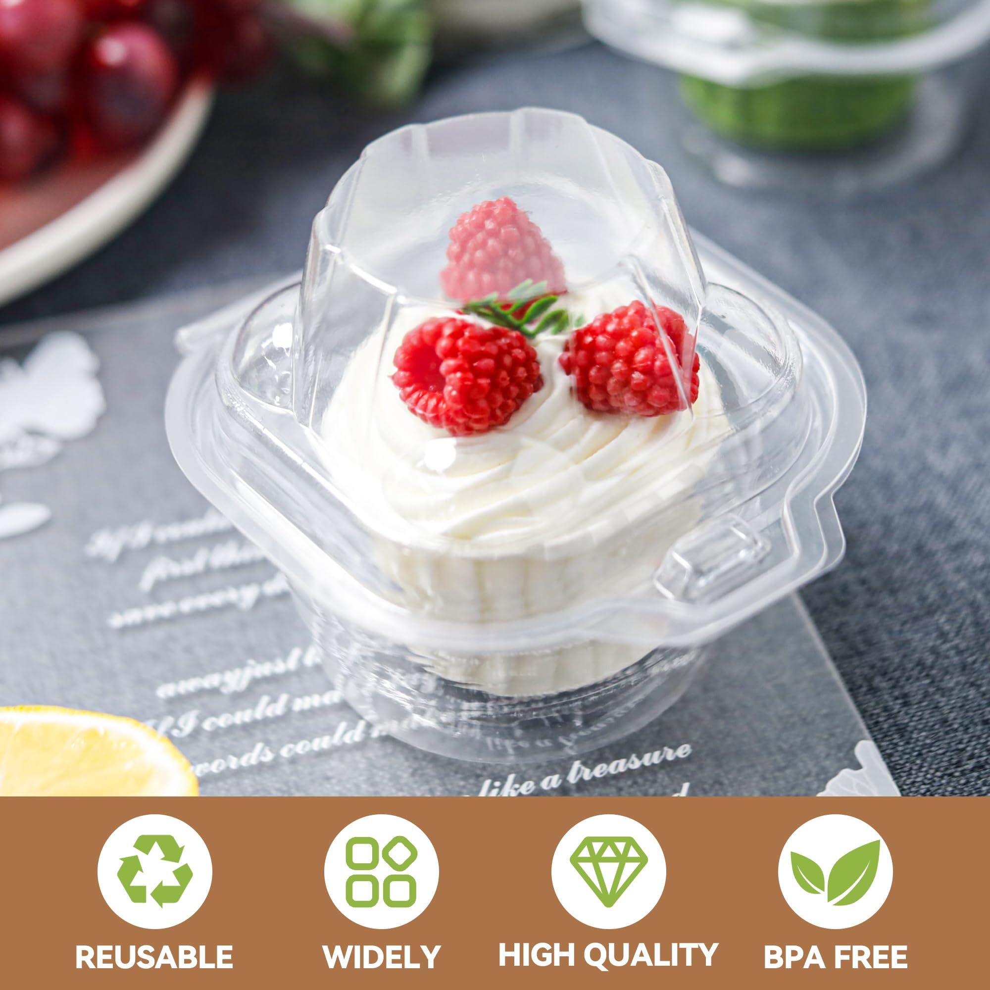 NPLUX PET plastic construction offers sturdy, durable, and clear visibility.