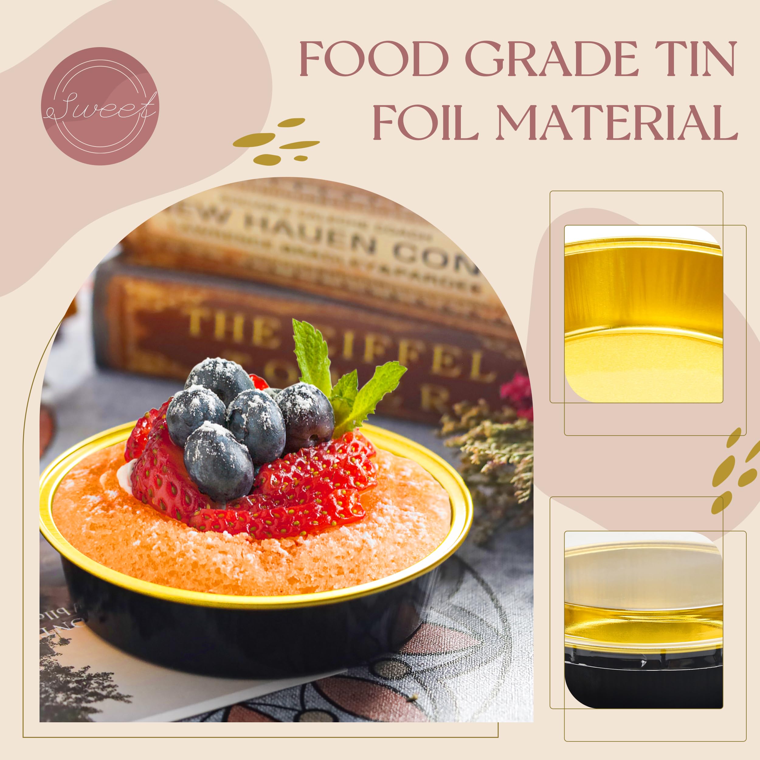 NPLUX stackable mini foil pans ideal for catering