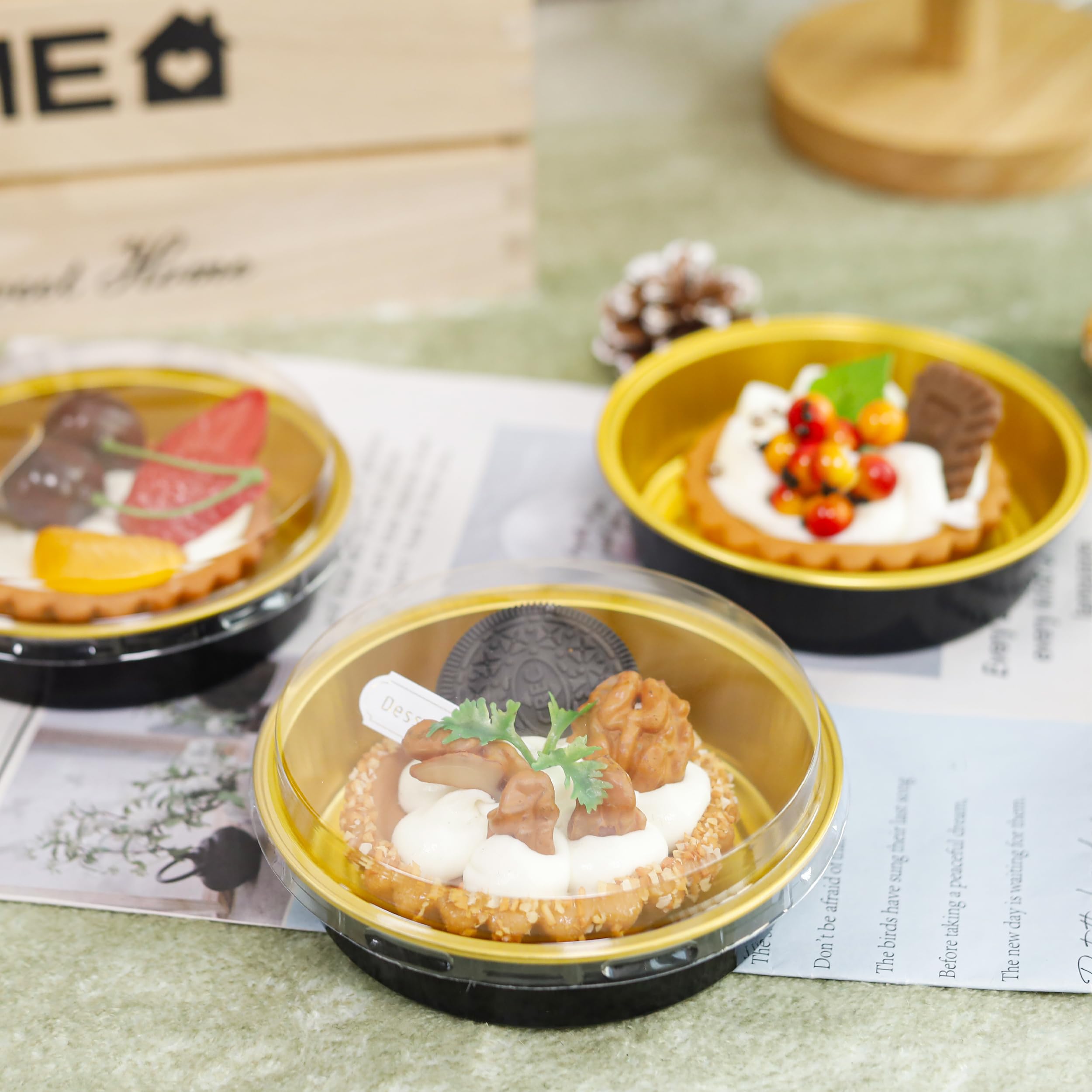 NPLUX versatile mini cake pans as food dividers