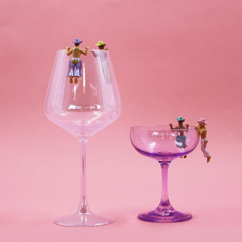 NPW Drinking Buddies disco cowboy charm party decor, ideal for holiday gatherings.