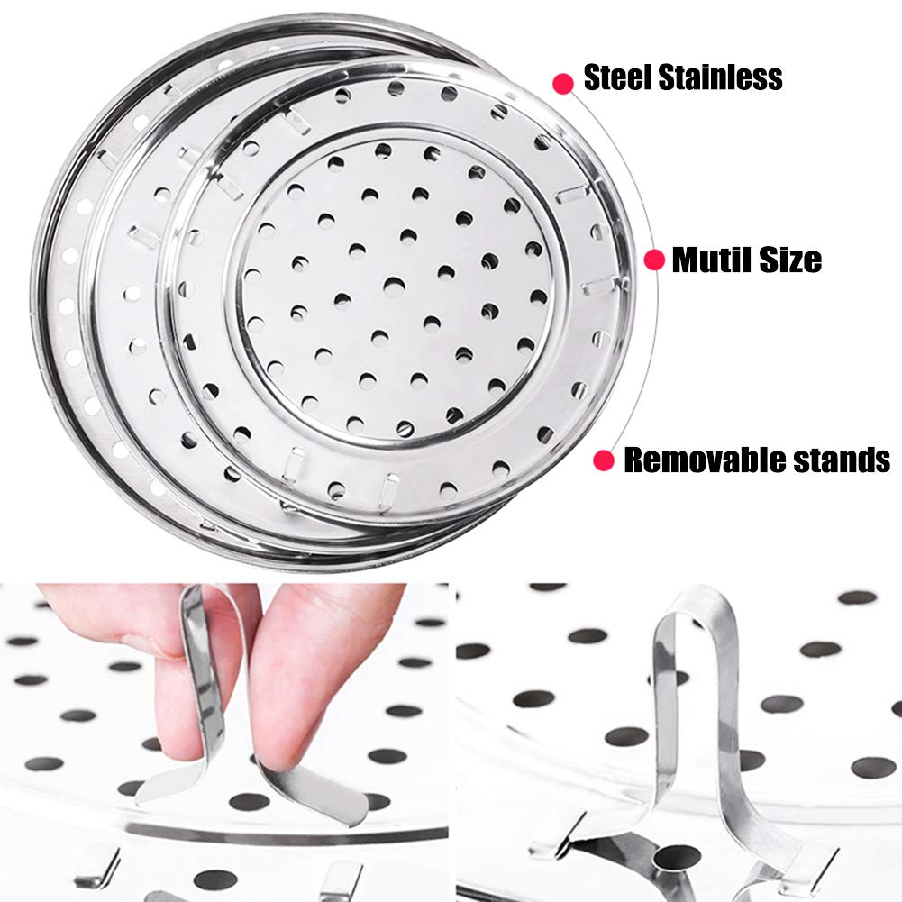 NRDBEEEC 4-pack versatile for eggs, vegetables, seafood, and more