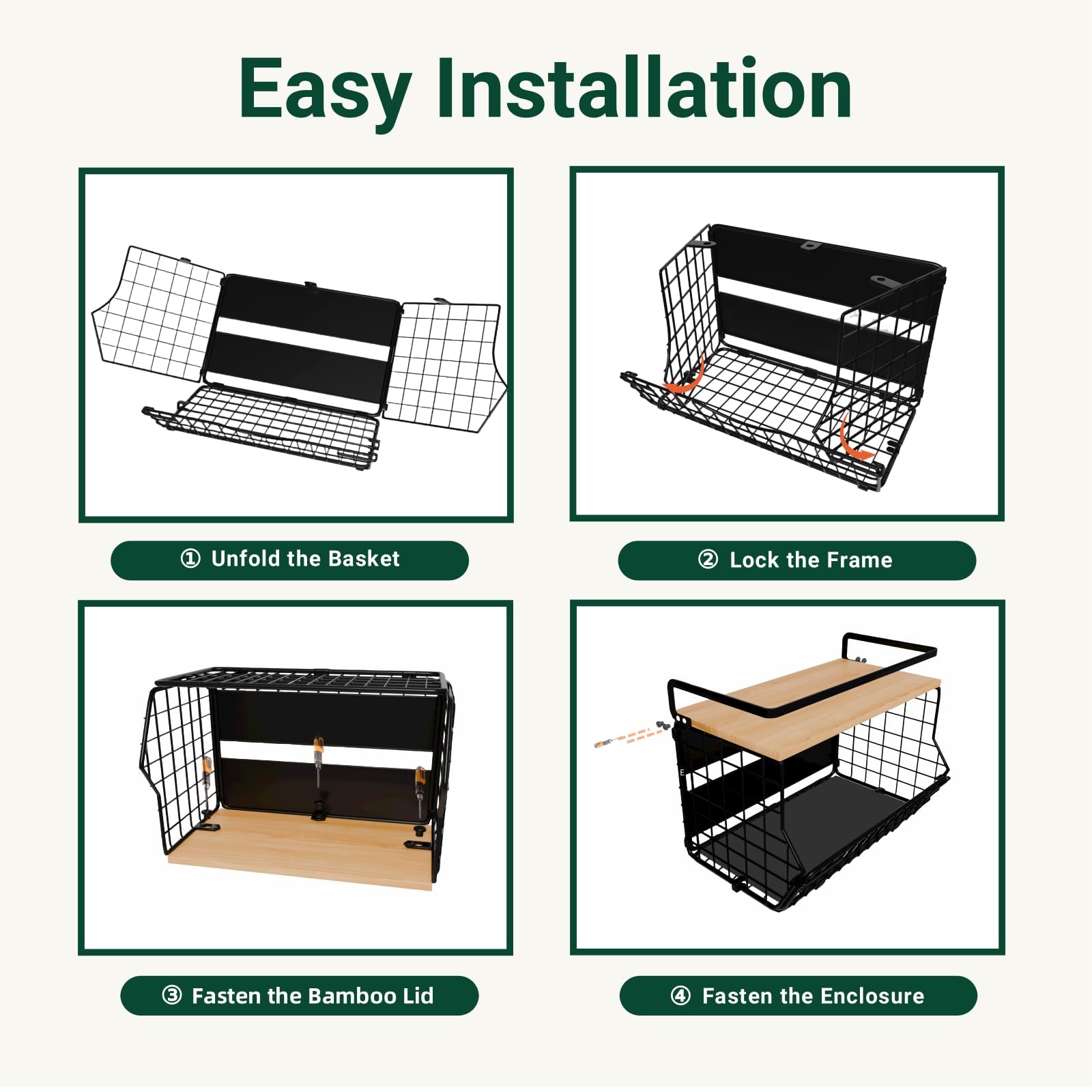 NRSVIAN versatile fridge organizer for spices, snacks, and cans