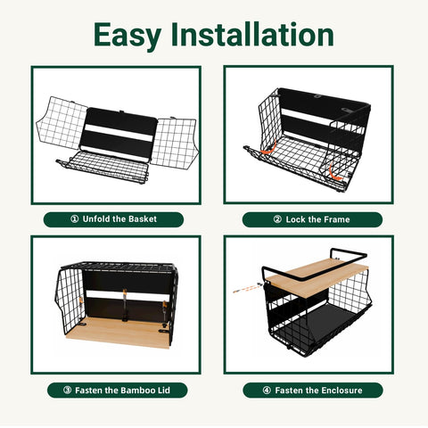 NRSVIAN versatile fridge organizer for spices, snacks, and cans