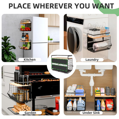 NRSVIAN no-drill quick installation on fridge or washer