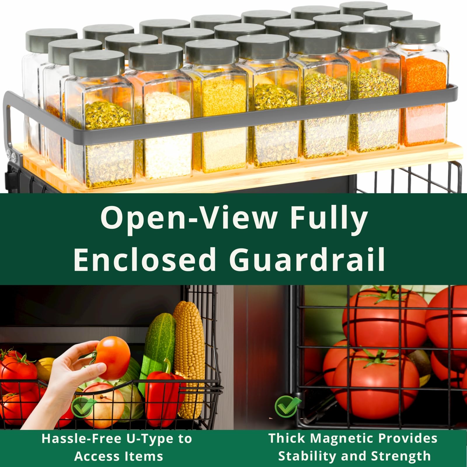 NRSVIAN potato and onion storage bin keeps vegetables accessible