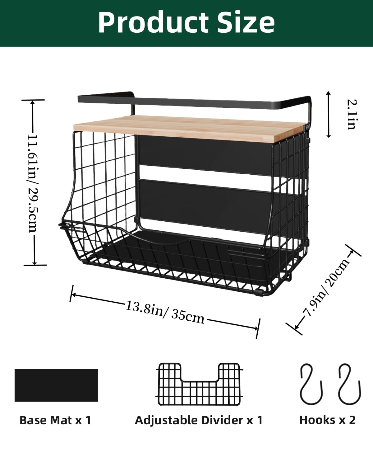 NRSVIAN top-view fridge bin enables quick finding produce