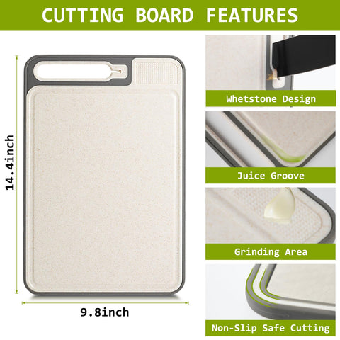 NTIERA 3-in-1 juice groove cutting board keeps liquids away from counters