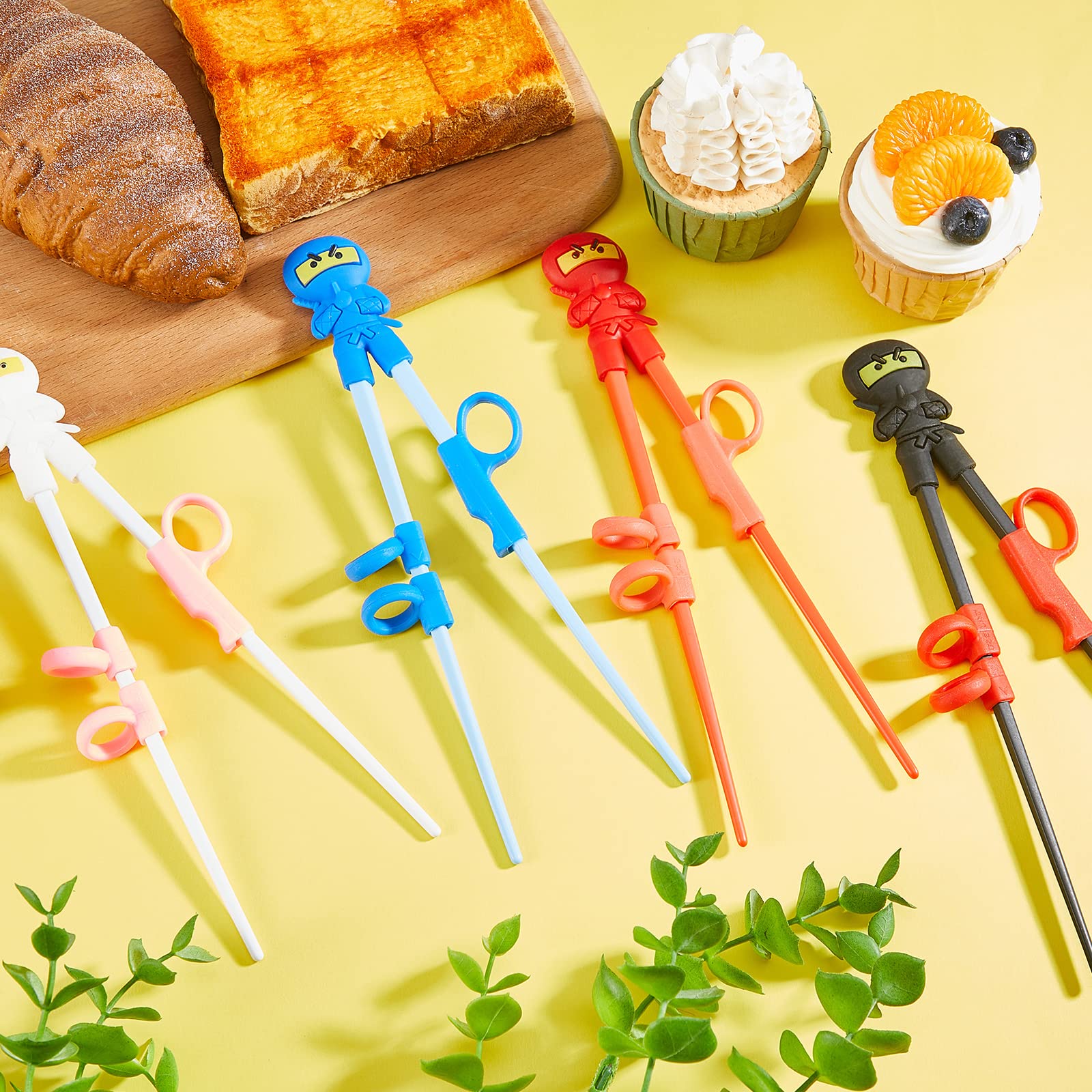 Nuanchu durable soft chopsticks with silicone grip for comfortable handling.