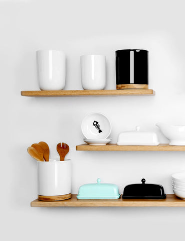 Nucookery butter dish holds one standard stick of butter neatly.