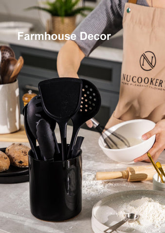 Nucookery utensil holder versatile use for brushes or plants.