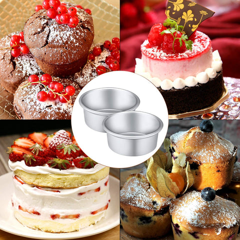 Nuenen 4-inch round cake pan ideal for kids' birthday treats