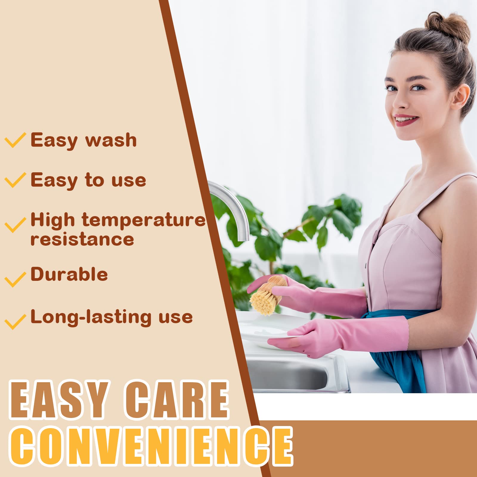 Nuenen eco-friendly kitchen scrubbers made from bamboo and sisal.