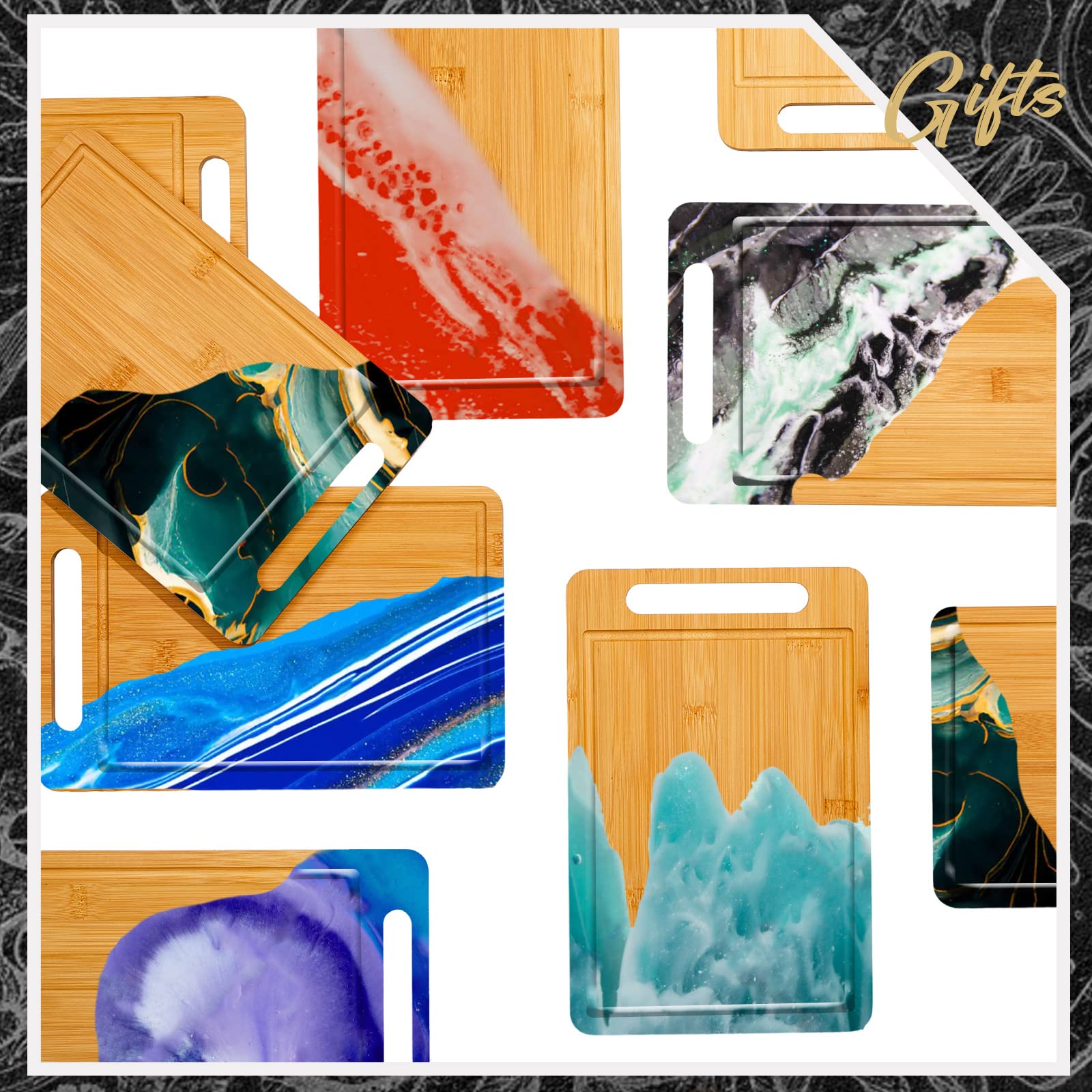 Nuenen hanging storage board, keep bamboo boards accessible and neatly organized.
