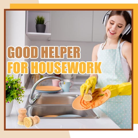 Nuenen multipurpose scrub brushes for bowls, basins, and tiles.