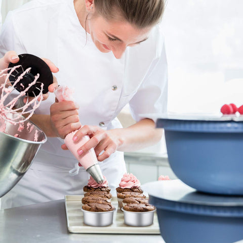 Nuenen multipack round pans for quick batch prep and replacements